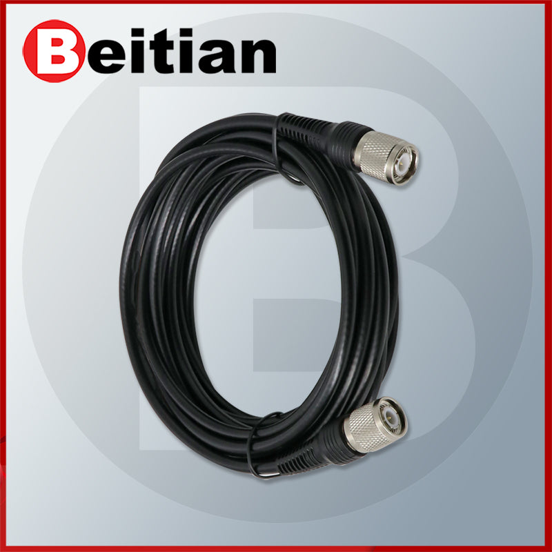 Beitian TNC-SMA coaxial pure copper injection connection feeder RTK antenna mushroom head SYV50-3 fixed base Beitian TNC-SMA coaxial pure copper injection connection feeder RTK antenna mushroom head SYV50-3 fixed base